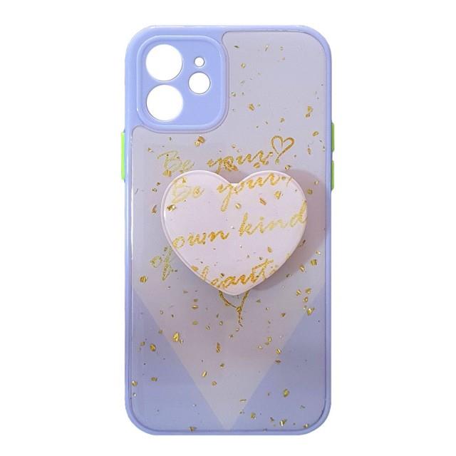 قاب رزینی با پاپ سوکت قلبی آیفون iPhone 11